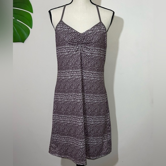 prAna Elixir Mini Dress in Volcanic Plum Sumatra size Medium - Picture 9 of 16